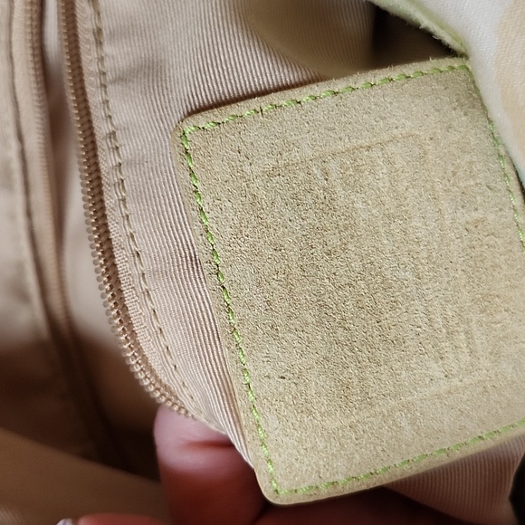 Coach Y2K AMAZING Condition Pink and Green Crescent Shoulder Bag - Picture 9 of 10